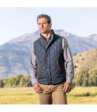 Madison  Creek Madison Creek Greenville Diamond Quilted Nylon Vest-