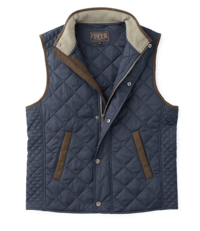 Madison Creek Greenville Diamond Quilted Nylon Vest-