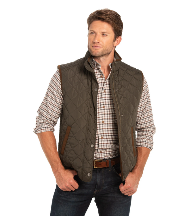 Madison Creek Greenville Diamond Quilted Nylon Vest-