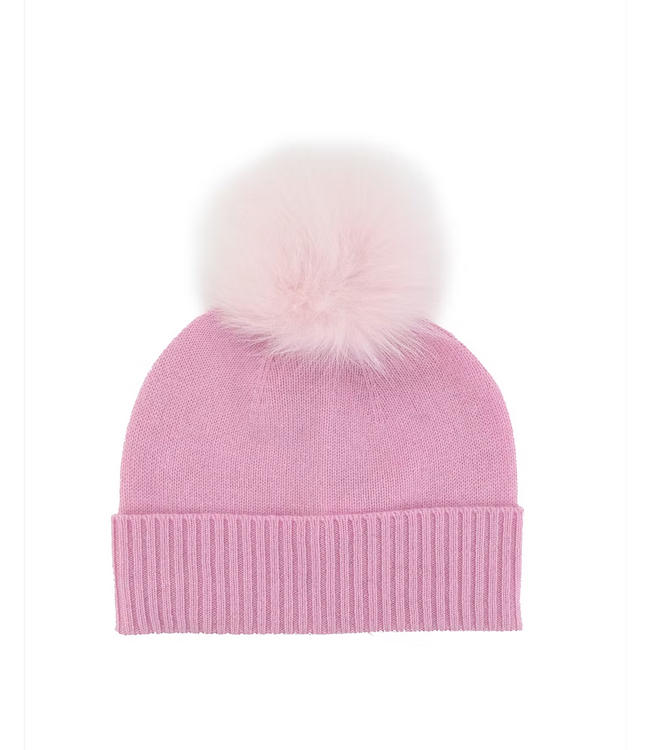 Mitchie's Cashmere Fox Fur Hat #HTME03