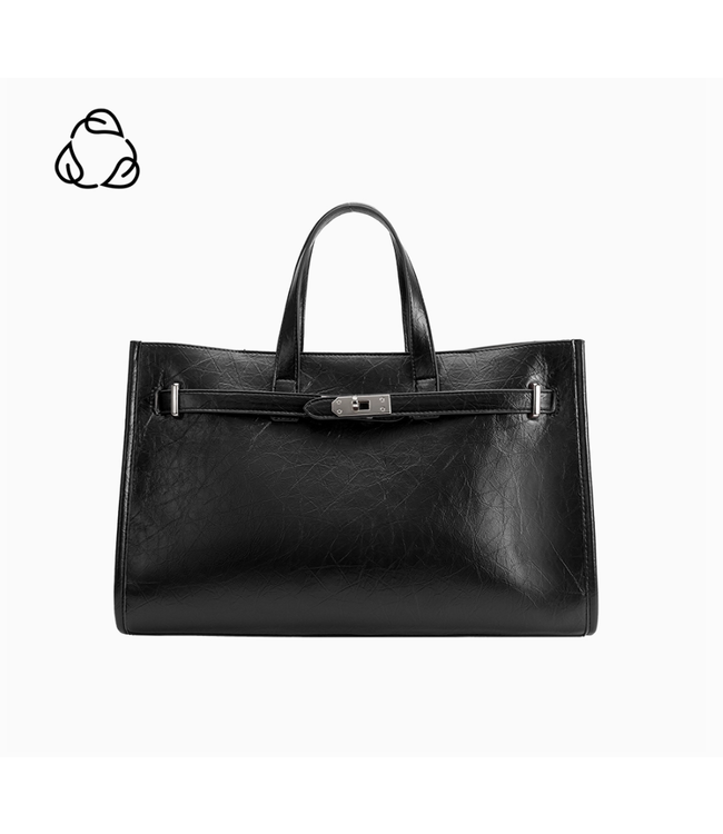 Melie Bianco Sutton Recycled Vegan Leather Tote Bag- BD1014K
