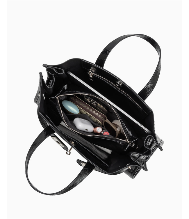 Melie Bianco Sutton Recycled Vegan Leather Tote Bag- BD1014K