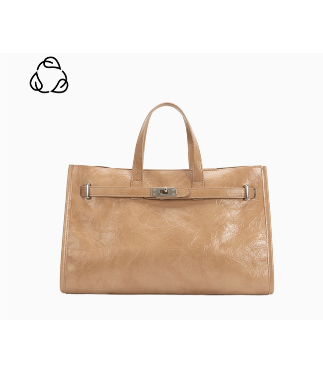 Melie Bianco Sutton Recycled Vegan Leather Tote Bag- BD1014K