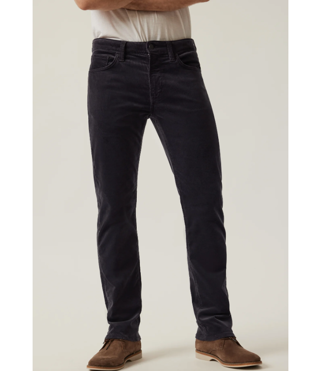 Courage Straight Leg Pants in Charcoal Cord