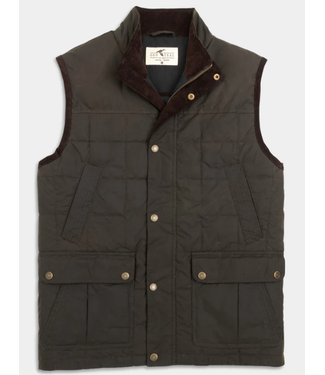 Gen Teal Merritt Waxed Cotton Vest