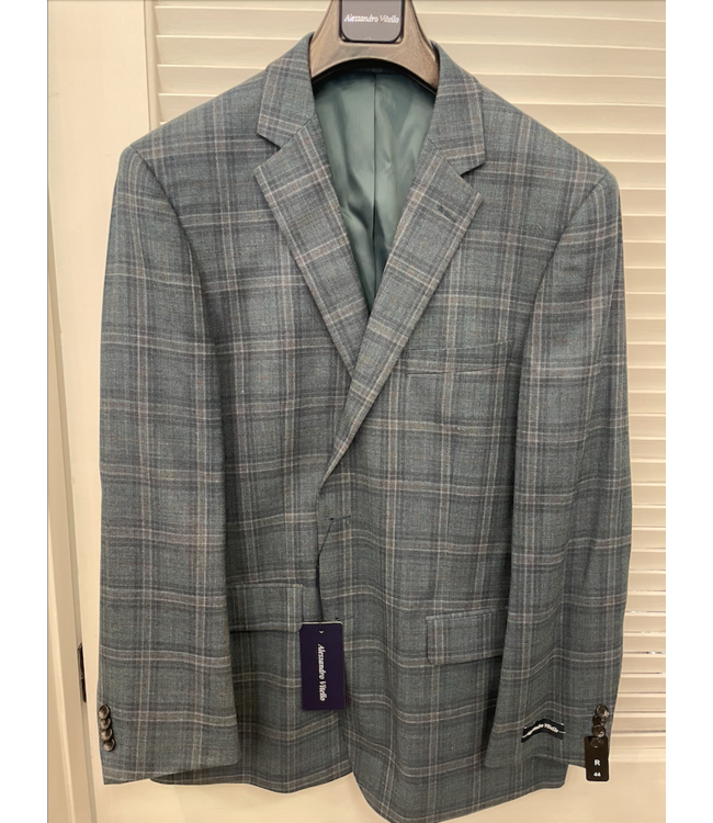 Alessandro Vitello Vented Sport Coat Olive
