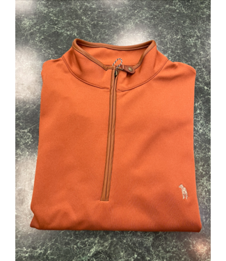 Southern Casanova Adobe Leather Trimmed Quarter Zip