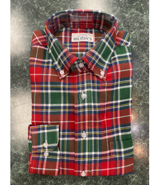 Holiday Plaid Flannel Button Down Shirt FWYD21