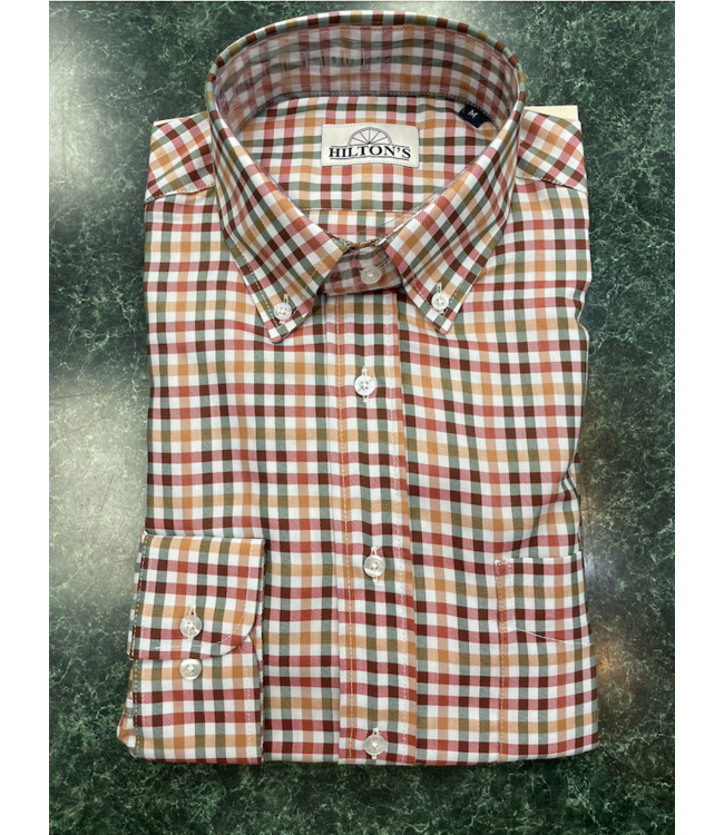 Brown Check FWYD60 Button Down Shirt
