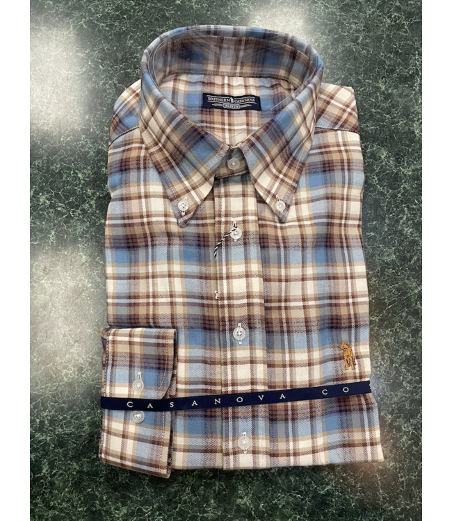 Southern Casanova High Noon Plaid Button Down