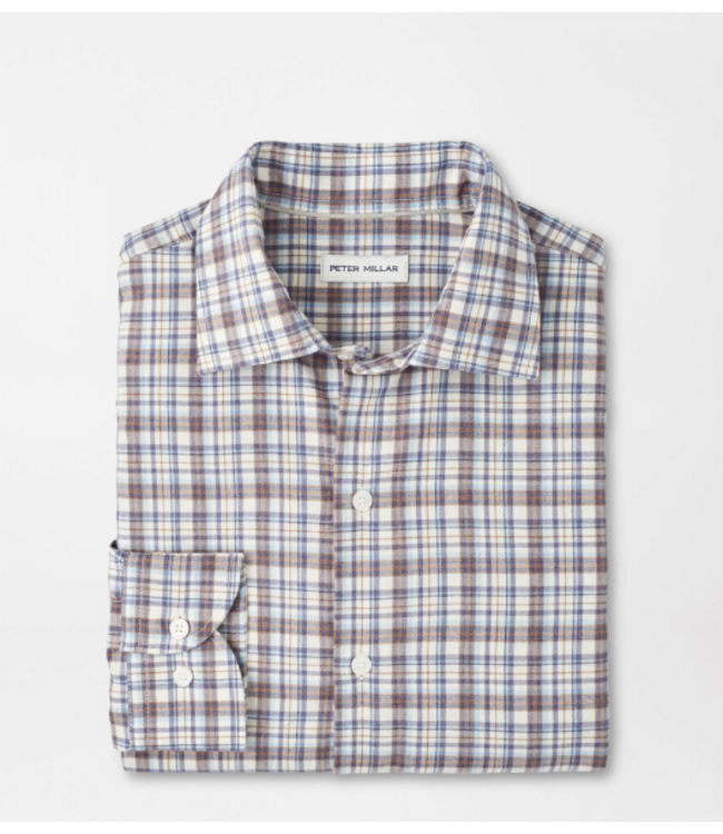 Peter Millar Waynesville Performance Flannel Sport Shirt