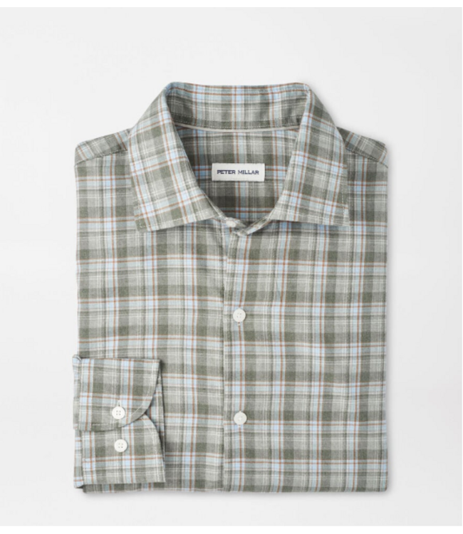 Peter Millar Whitecap Performance Flannel Sport Shirt
