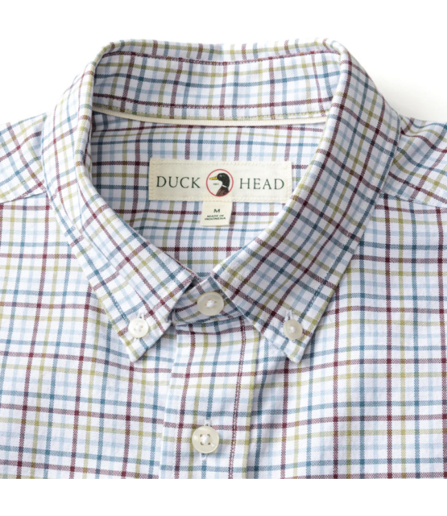Bennet Plaid Fig Cotton Oxford Sport Shirt