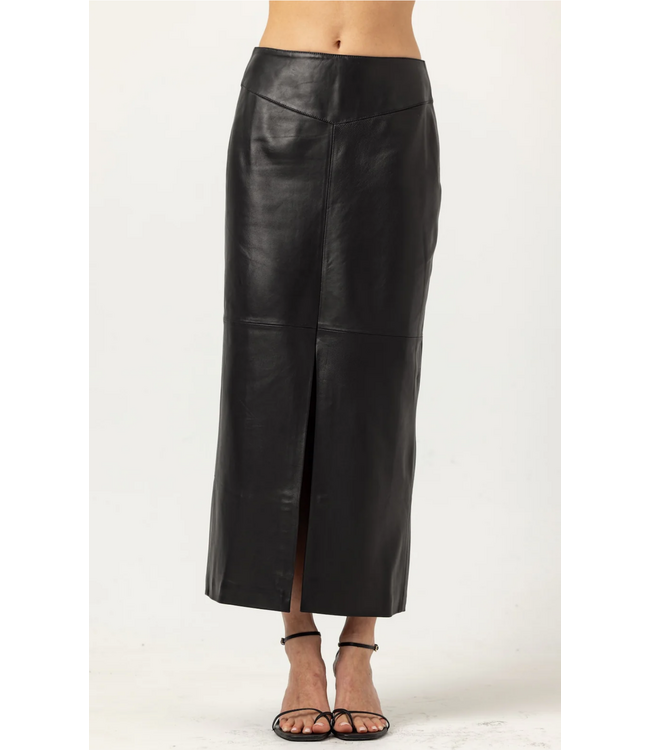 Sundays Leather Beaker Skirt #258