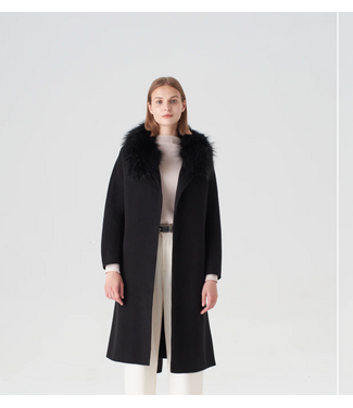 pissenlit Pissenlit Fur Cashmere Coat