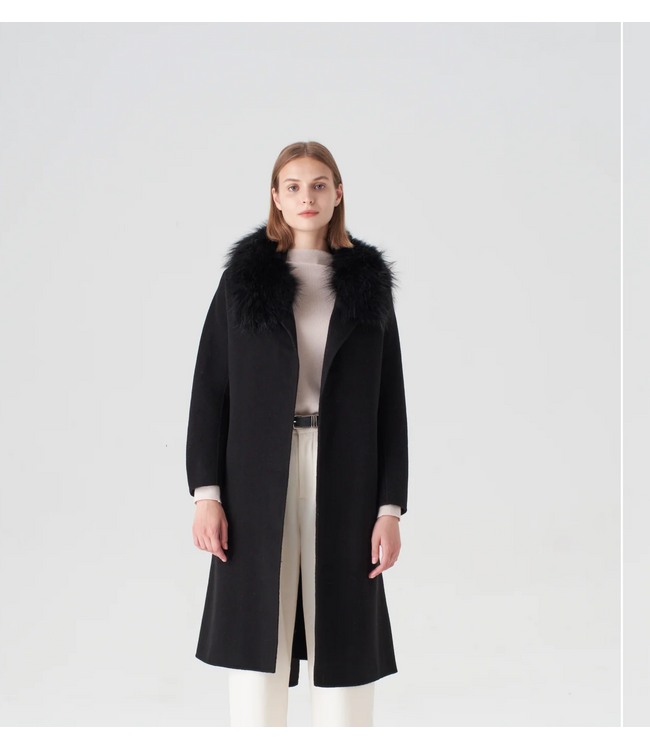 Pissenlit Fur Cashmere Coat
