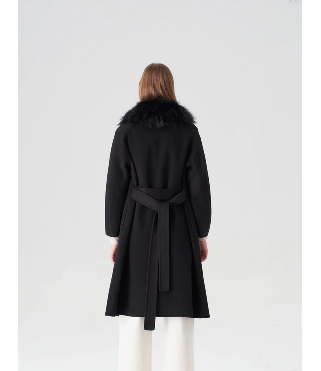 Pissenlit Fur Cashmere Coat