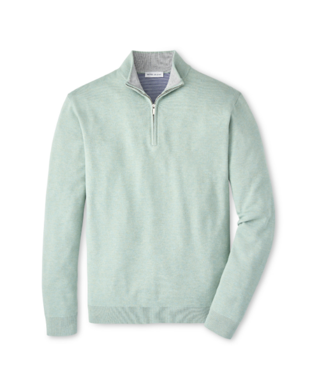 Peter Millar Coolspun Lite Cotton Quarter-Zip Sweater