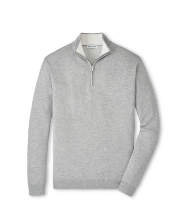 Coolspun Lite Cotton Quarter-Zip Sweater