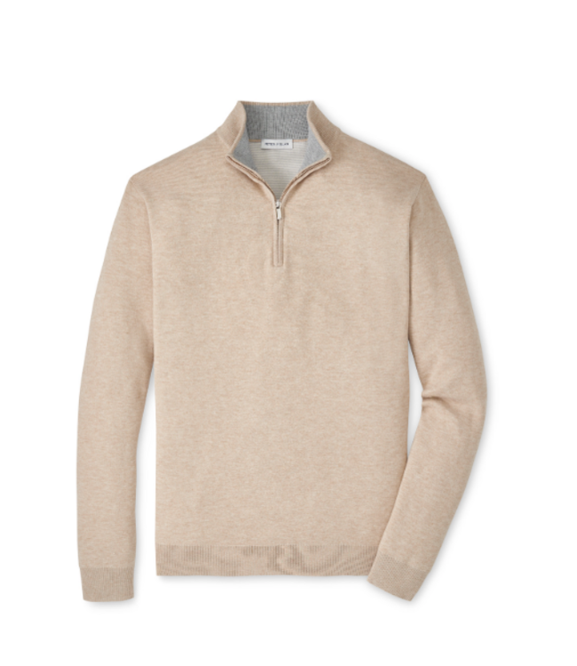 Coolspun Lite Cotton Quarter-Zip Sweater