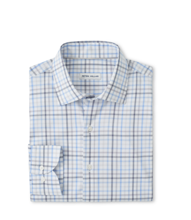 Peter Millar Warren Crown Lite Cotton-Stretch Sport Shirt