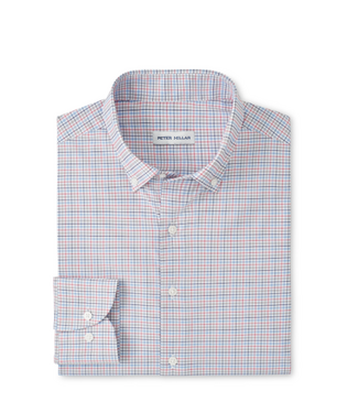 Peter Millar Casey Performance Twill Sport Shirt