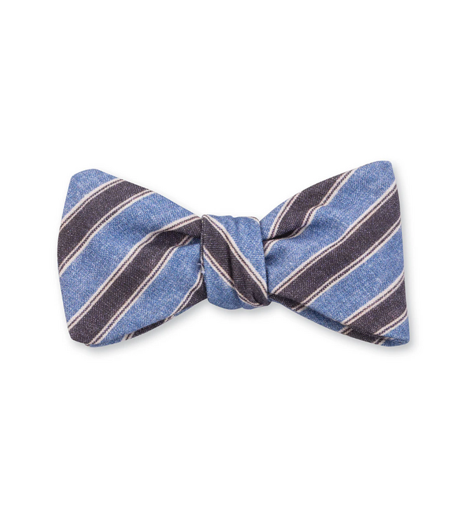 Conway Stripe Bow Tie - B5486