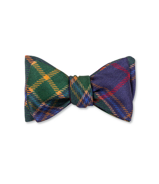 Green Bridgewater Tartan Bow Tie - B5794