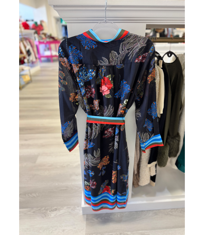 Jade Contrast Shirtdress #75M9840-2