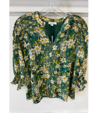 jade Jade Smocked Shoulder Blouse #75K9721