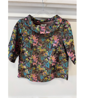 jade Jade Roll Collar Top #75K5111