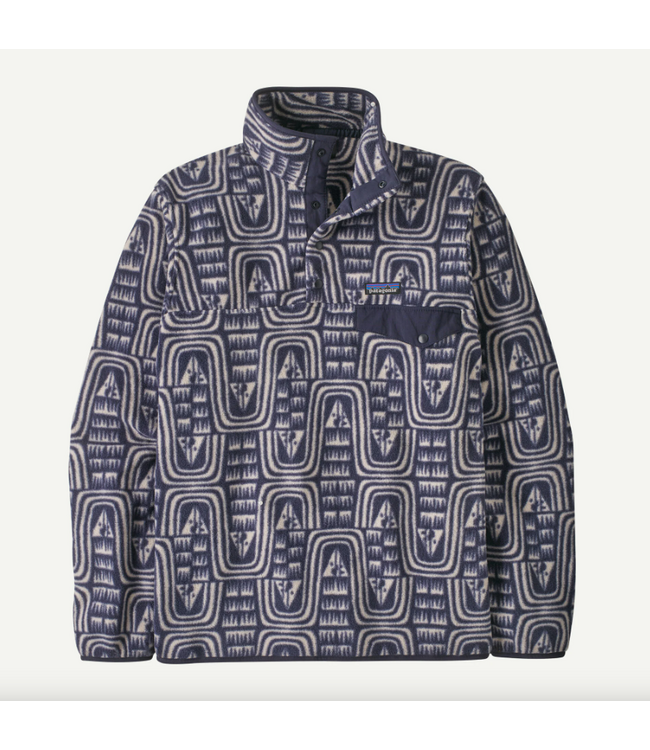 Men's Lightweight Synchilla® Snap-T® Fleece Pullover Flow: Sunken Blue