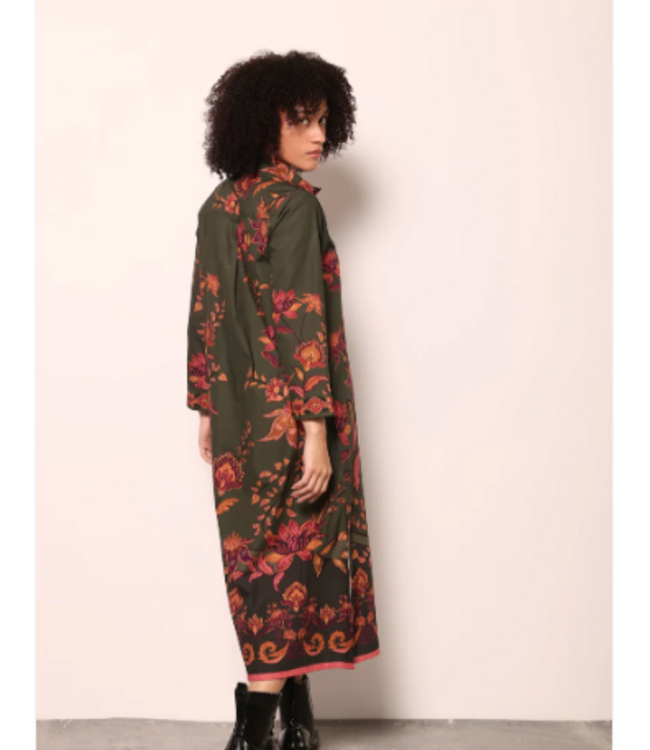 Maude Vivante Eliza dress Olive Trail #2589