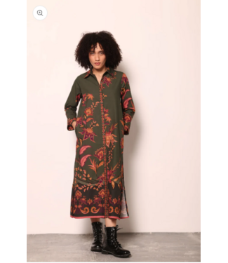 Maude Vivante Eliza dress Olive Trail #2589