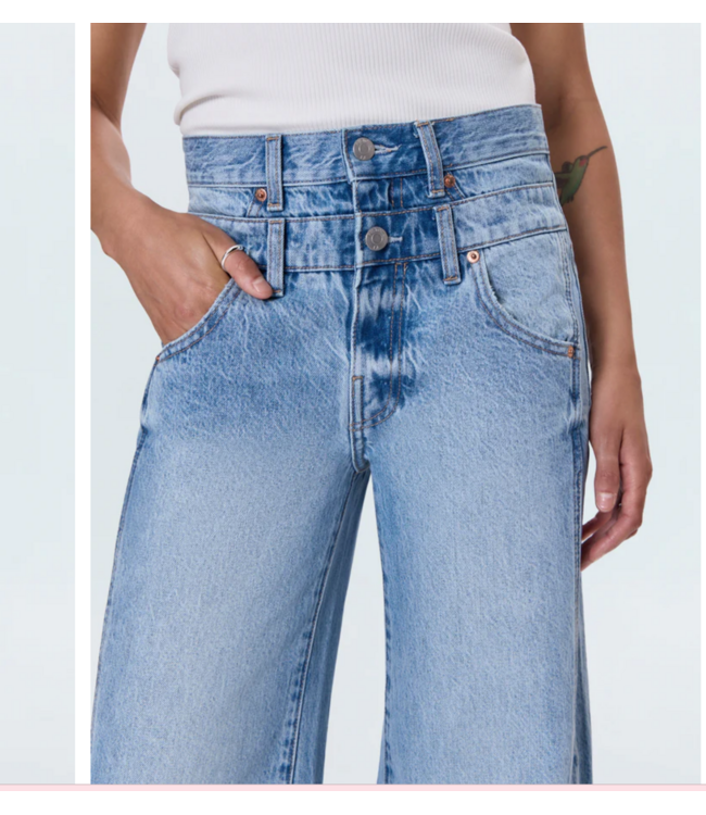 Pistola Caleb High Rise Stacked Jean