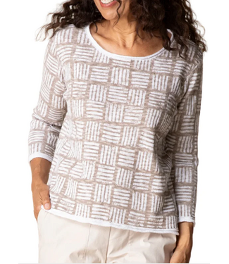 Habitat Softly Stamped Pullover Sweater- 82320