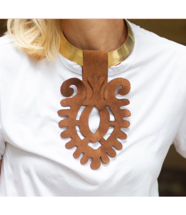 Orijinal Olivia Cut Out Suede Pendant