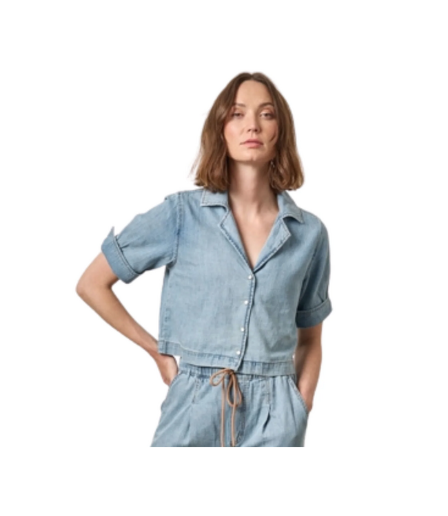 Lilla P Denim Cuffed Shirt #3260