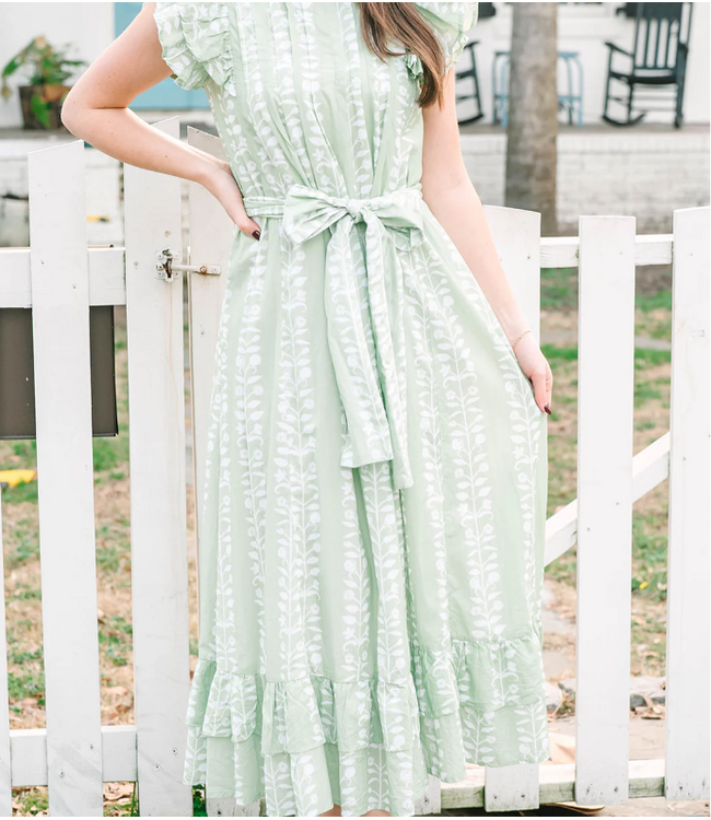 Victoria Dunn Jasmine Maxi / Botanical Vine