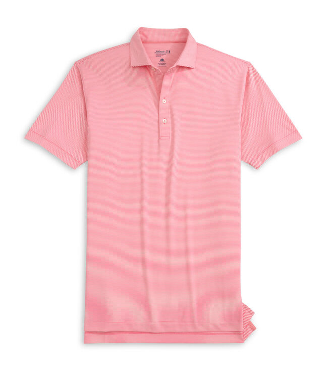 Lyndonn Stripe Performance Jersey Polo