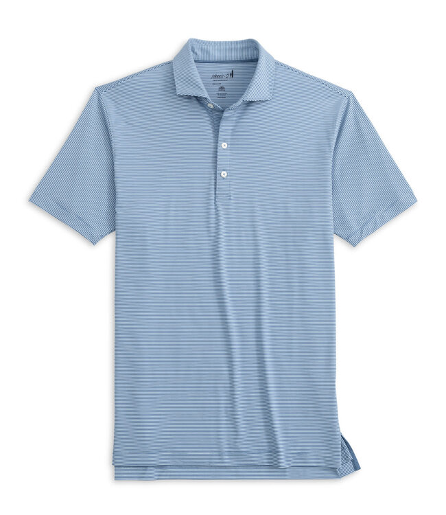 Lyndonn Stripe Performance Jersey Polo