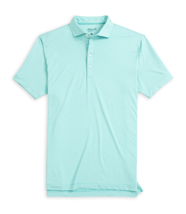 Lyndonn Stripe Performance Jersey Polo
