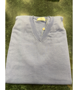 Cotton Cashmere V Neck Vest