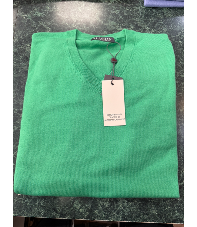 Cotton Cashmere Classic V-Neck Pullover