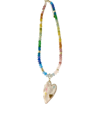 Gemelli Ferrah Heart Necklace