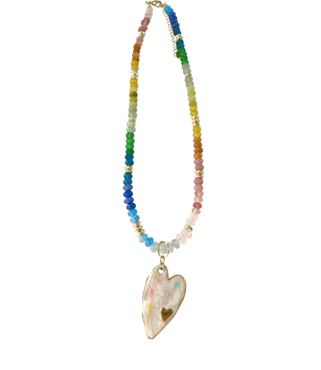 Gemelli Ferrah Heart Necklace