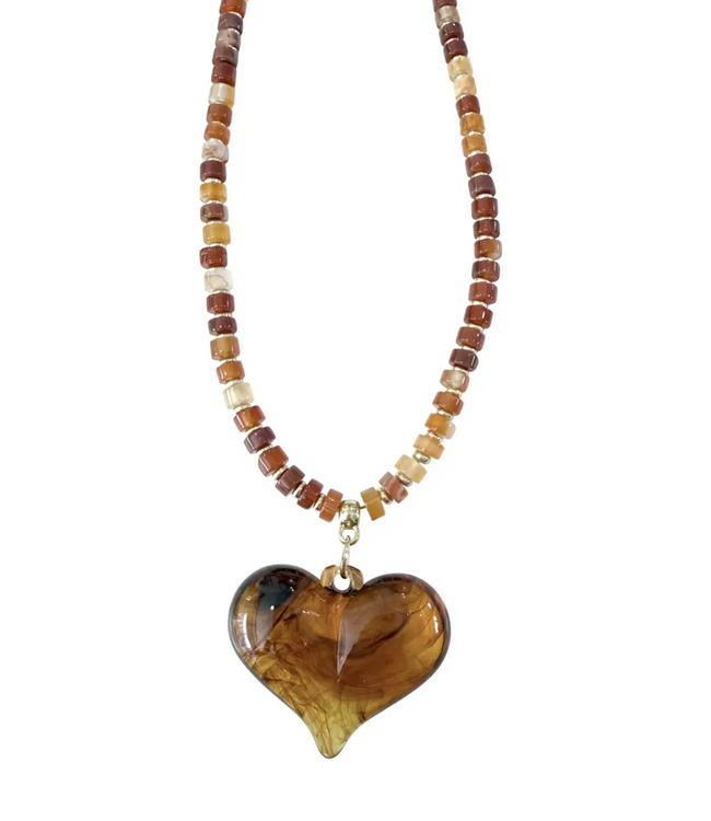 Gemelli Alanis Tortoise Heart Necklace