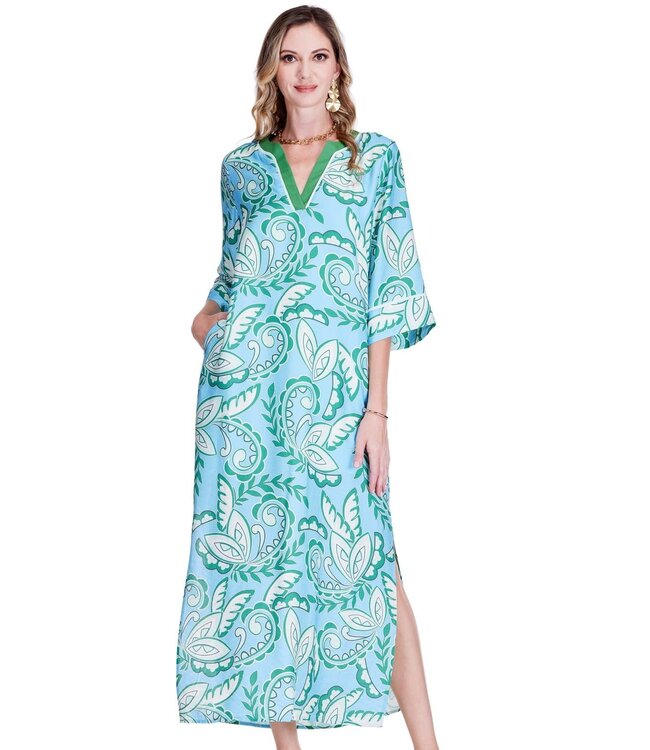 JADE 76A5090 Trimmed Maxi