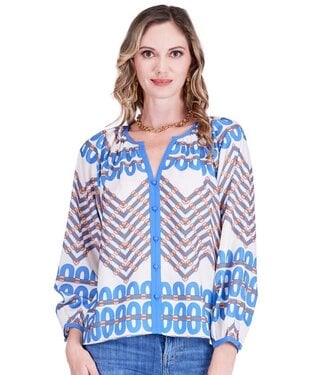 jade JADE 76A8022 Peasant Top