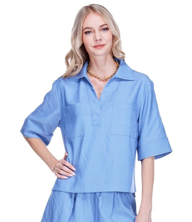 JOYJOY 76A4956 Pocket Overshirt